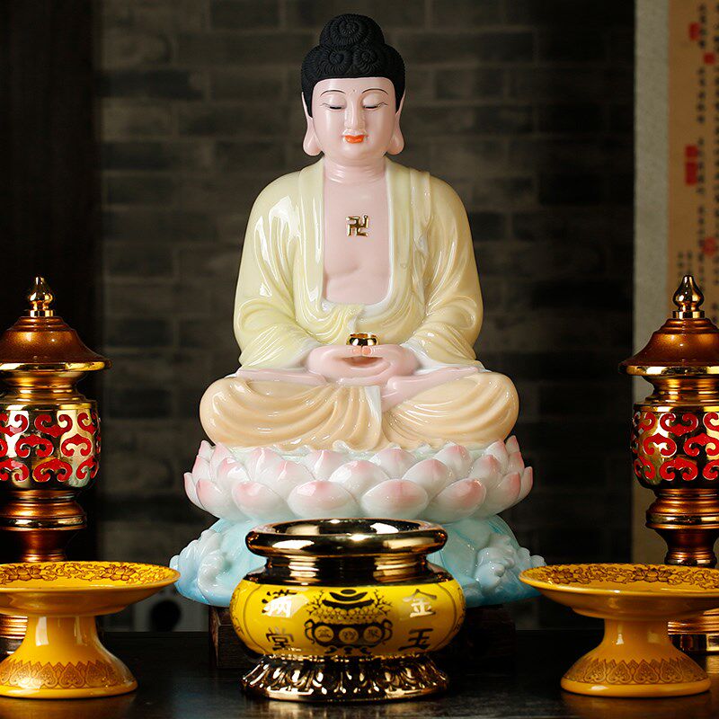 速发汉白玉大日如来佛祖神像释迦牟尼佛像阿弥陀佛像药师佛三宝佛