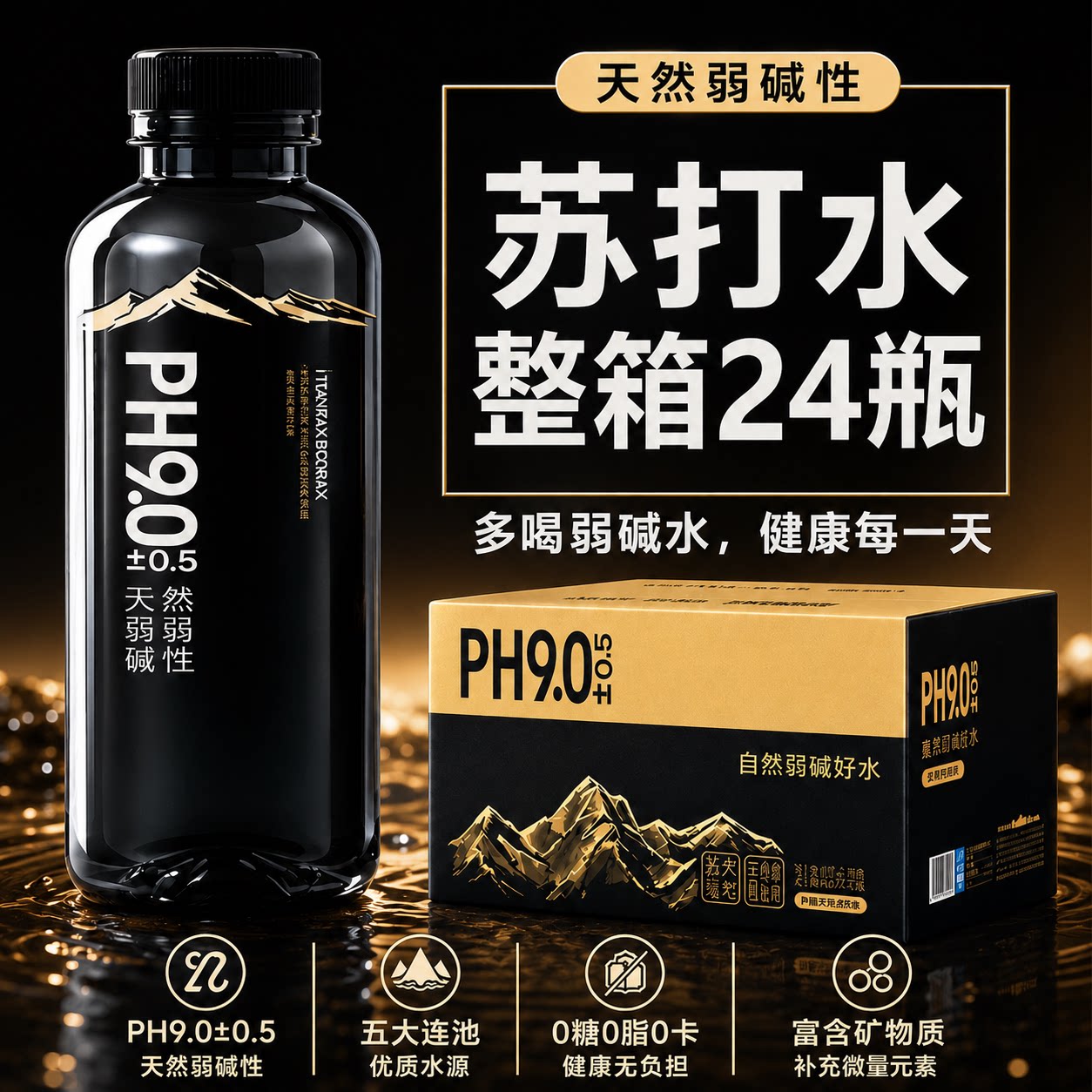 苏打水整箱糖尿官方旗舰店纯天然图片