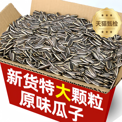 内蒙古363特大号原味瓜子葵瓜子2025新货大颗粒生葵花籽炒熟年货