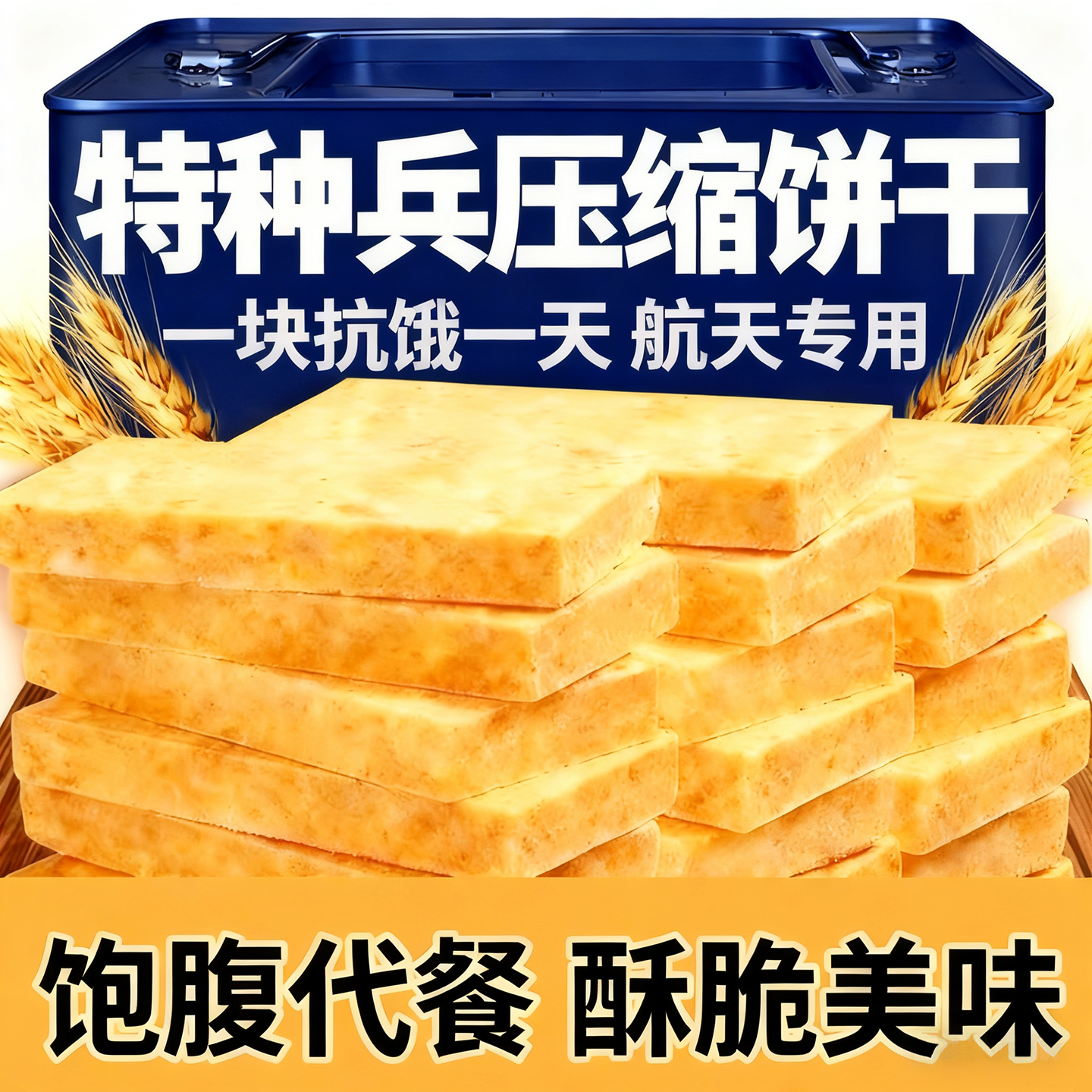 特种兵压缩饼干高营养抗饿干粮孕妇压缩饼代餐饱腹无糖官方旗舰店