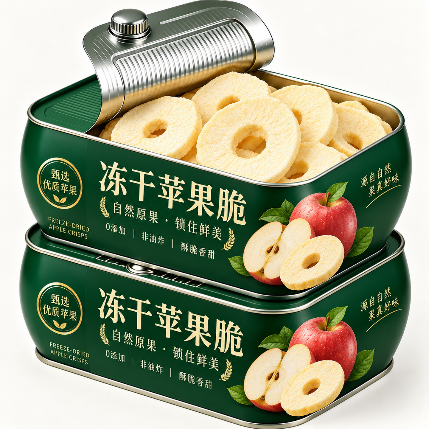 冻干苹果脆原切官方旗舰店苹果干零食特级酥脆香甜健水果干泡水