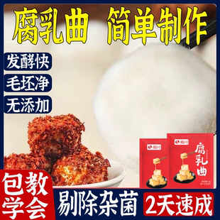 尚川腐乳曲粉自制长白毛臭豆腐霉豆腐乳毛豆腐发酵菌豆豉毛霉菌粉