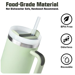 适用斯坦利STANLEY Tritan 保温杯吸管 BPA FREE 水杯吸管3-1