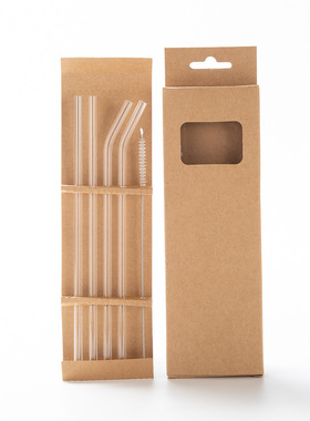 适用于STANLEY 30/40OZ 887/1180ML 耐高温玻璃吸管套装