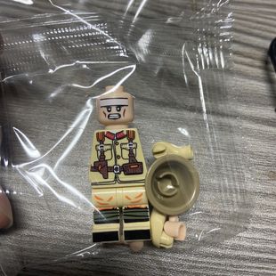 兼容乐高积木二战人仔八路军美军德军军事系列拼装人偶男孩玩具