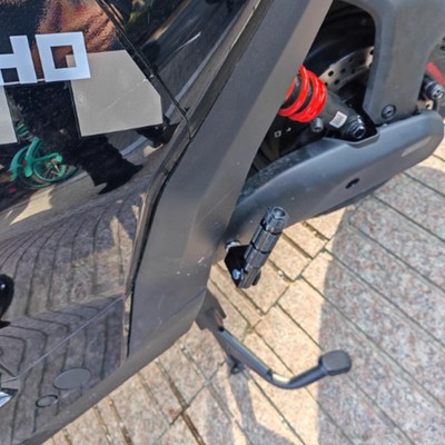 适用极核新款电动车AE5pi AE5i Pro 折叠脚踏改装脚踏后座改装配