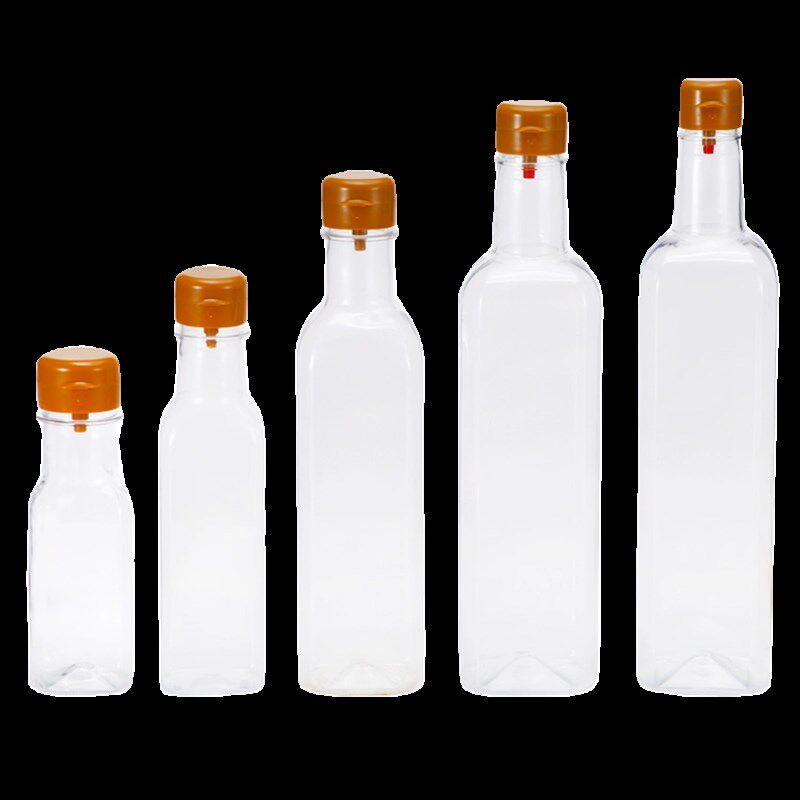 食品级PET塑料瓶长l方形500ML1斤山茶油瓶橄榄油瓶酒瓶酒壶1000ML