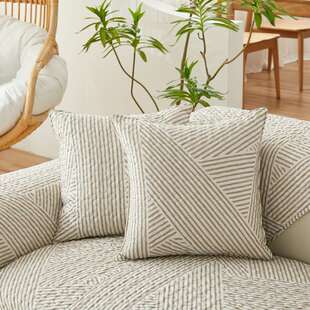 纯棉斜纹面料沙发垫四季通用不起球防滑夹棉加厚保暖靠背巾扶手垫