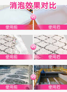 超宝消泡剂工业液体化泡剂地毯快速去除洗地机泡沫清洁DFF012四瓶