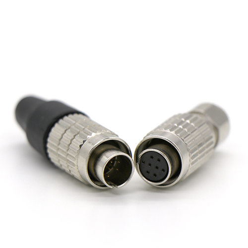 面板安装工业相机专用HRS圆形8芯
