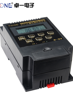 卓一微电脑时控开关 220tv路灯控制定时器380V大功率交流接触套装