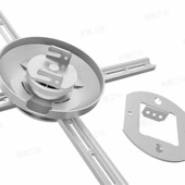 投影仪支架d投影机吊顶万向旋转万能长焦短焦通用6.25CM超薄吊架