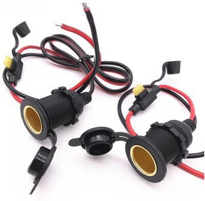 速发点烟器总成通用改装14V汽车摩托车插手车充座充座机22V母座