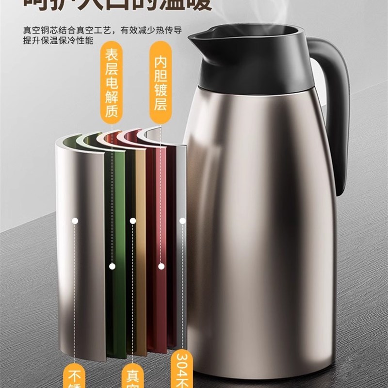 速发保温壶家用04不锈钢暖大壶暖容量开水保暖壶宿舍热水瓶茶壶水