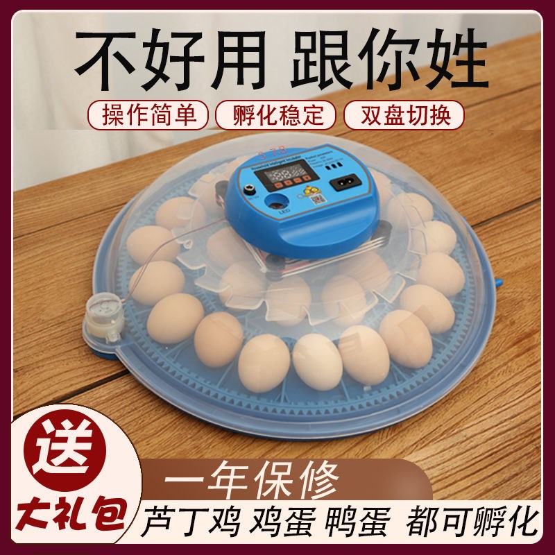 速发全化器小型家用型小飞碟孵自动智能孵鸭器鸡蛋芦丁鸡孵化机孵