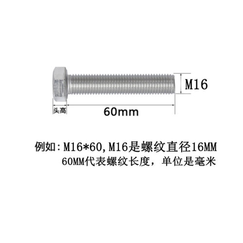 速发2205外六角螺丝双相不锈钢S80高强度8.8级耐腐蚀F60螺栓螺杆