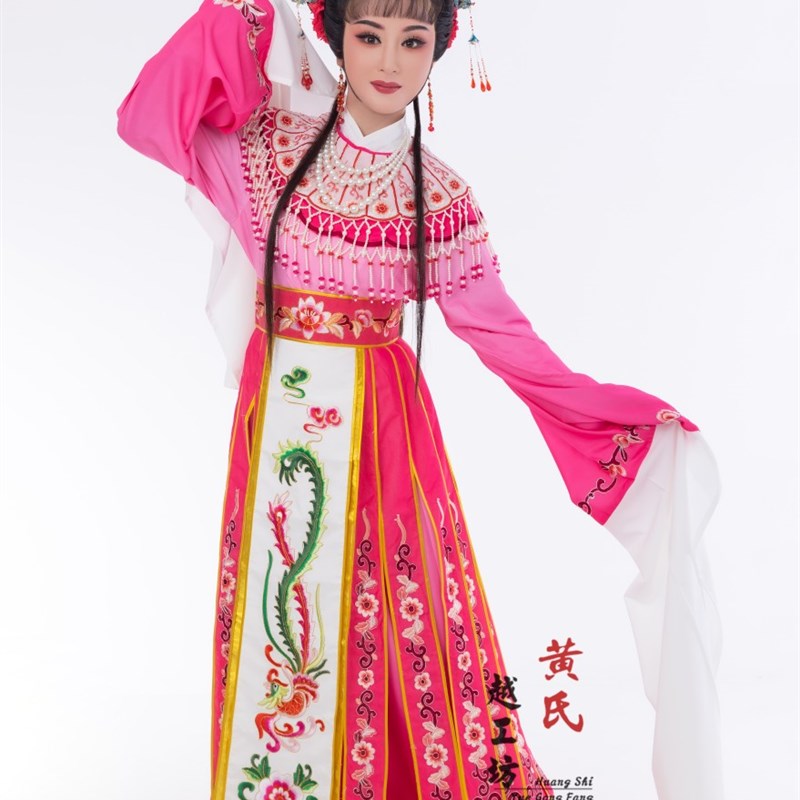 速发古装新款戏曲旦剧黄梅戏闽剧花越衣三看御妹公主服宫装丝戏服