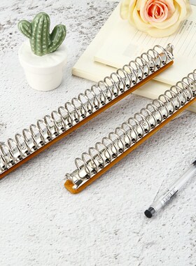 速发带背板金属O型多孔夹20环 2张孔B5纳页夹扣环纸6整理收活装订