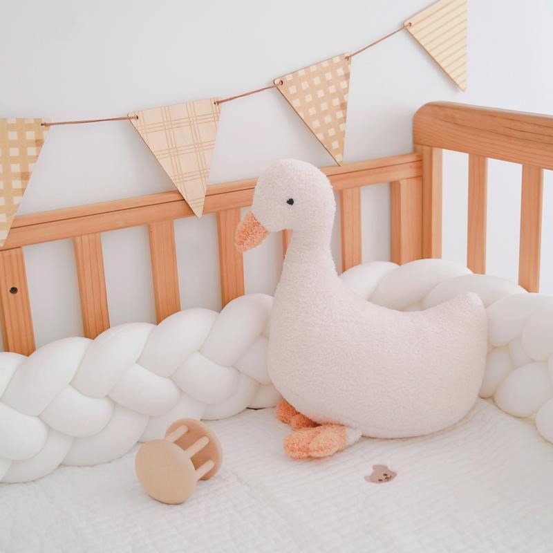 速发风宝宝可爱安抚道居鸭治愈少心礼家儿童大白鹅拍照物具