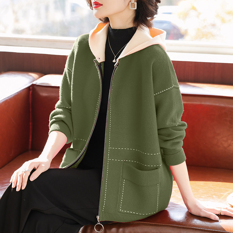 速发20开4新款妈妈中装外套大码上衣秋老年洋气针织2衫春秋毛衣服,女装/女士精品,中老年女装,淘宝优惠券,粉丝福利购,淘宝优惠卷