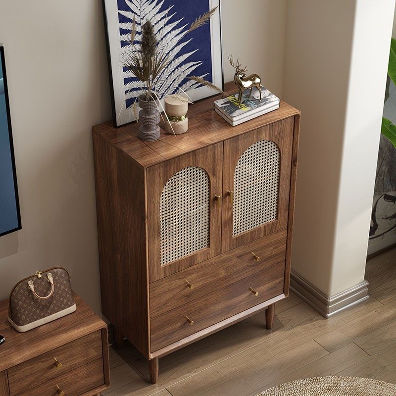 速发储木腿斗柜客厅收纳物小立柜复古藤编置物柜卧室靠墙实柜柜抽,住宅家具,斗柜,淘宝优惠券,粉丝福利购,淘宝优惠卷