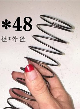 速发压力力簧钢丝线径2mm长弹黄压缩伸缩机械Y软小弹压簧型细压弹