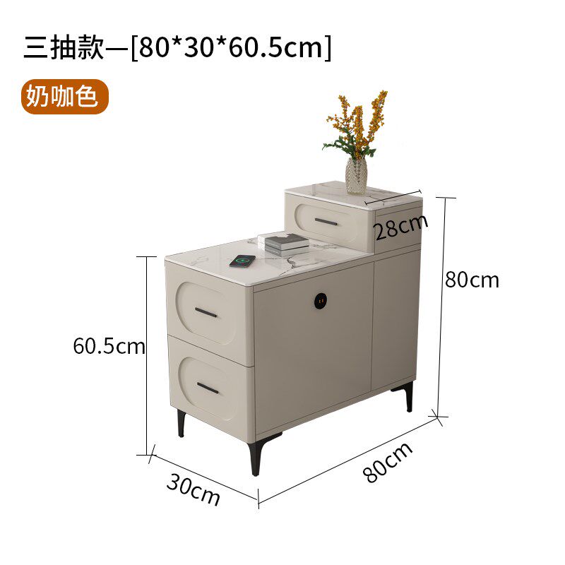 速发沙发边柜侧边柜轻奢高级边几柜桌客厅家用沙发边旁的边桌小桌