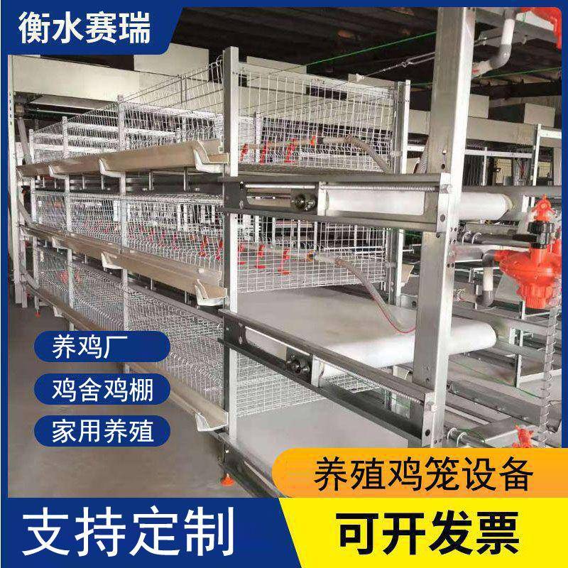 鸡笼肉鸡笼全自动肉鸡笼热镀锌肉鸡笼养殖场用自动肉鸡笼