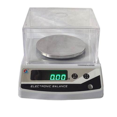 上海浦春电子天平JE2002实验室用百分之一精密天平秤2kg/0.01g