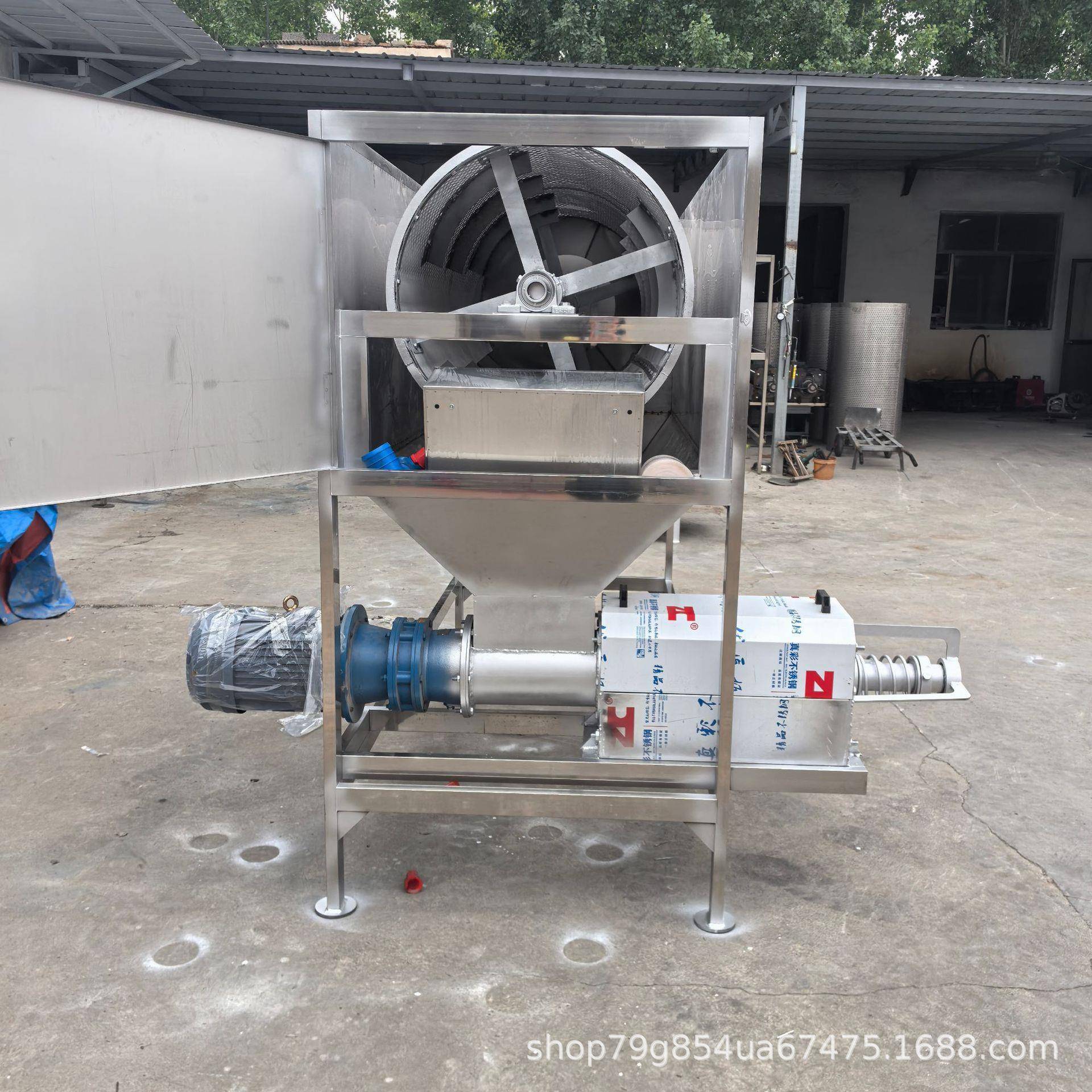 固液干湿分离机滚筒微滤猪粪干湿分离机牛粪猪粪鸡粪干湿分离机