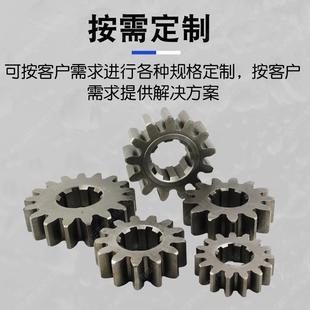 厂家齿轮业45号钢工大LGA齿花轴精密直不锈钢传动大轮高精键度