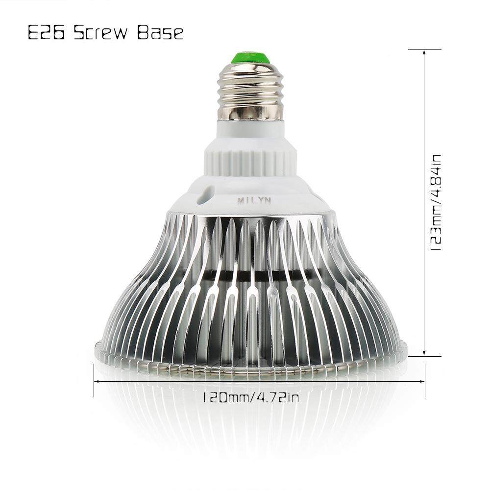 跨境谱直植供100W全光LE植D暖光物灯EDDA27螺口大棚室内吊顶物补