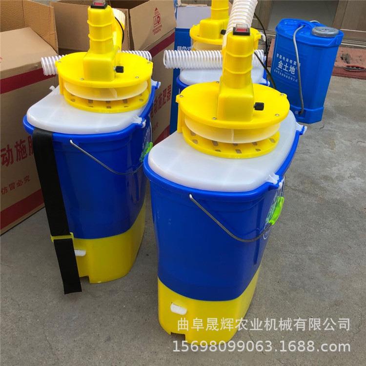 农背负式用撒QYT化肥器12V充式地面施肥机大电功率鱼虾蟹塘投饵机