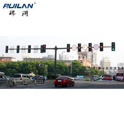 道号路交通信灯多功能无品牌/综合杆交通通标志牌监控杆一体交指