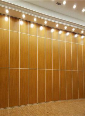 移动隔墙酒店活动屏41152风吊轨移音门隔可墙折断叠伸缩