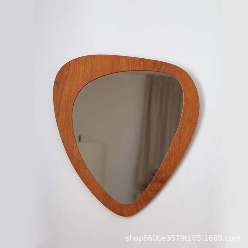 造心家具|中古复刻柚木镜子家用装饰壁镜韩式博主拍摄Wall Mirror
