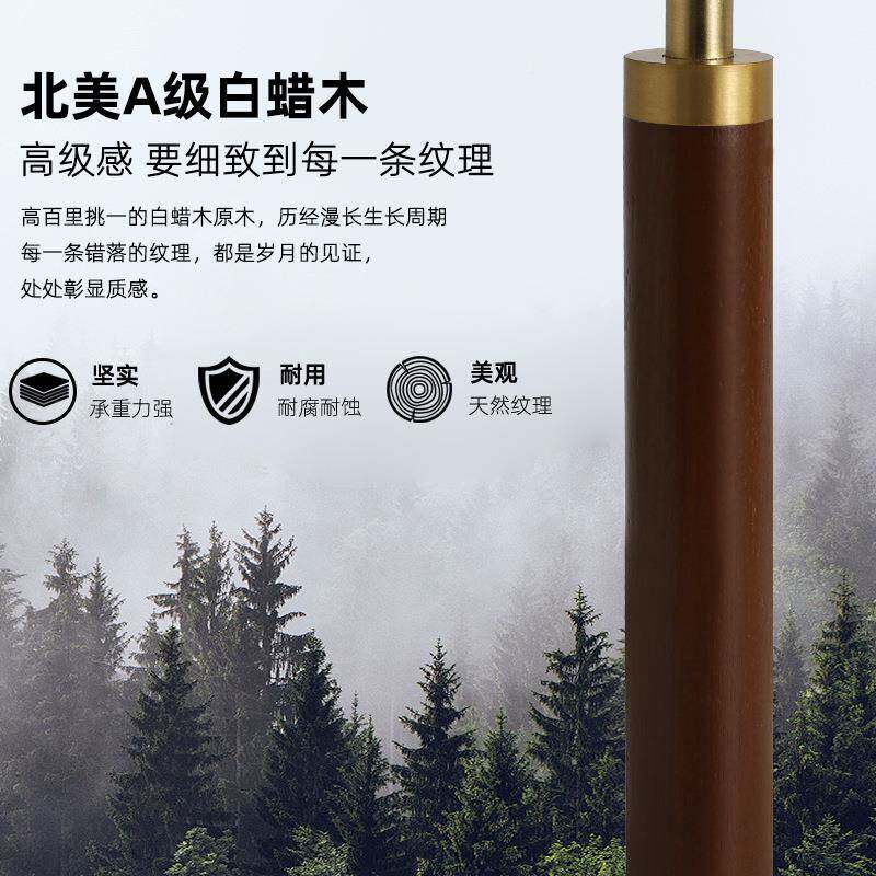 床头夜灯卧室台无品牌/灯百褶装饰小灯白原木蜡中古书房客氛围灯