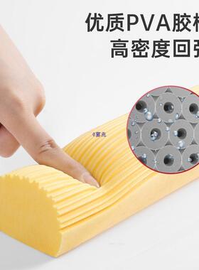 海拖绵把吸家用对折水墩式免手洗卫生间一拖TGL布净胶棉挤水头
