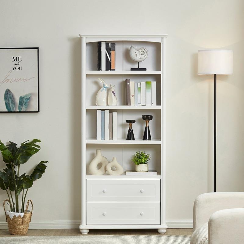 韩式柜书BJB多组合实木田园漆轻奢80架60飘窗柜客厅烤边柜书70书