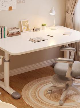 套手摇升降桌子办桌学习桌椅可调节56728儿童桌装书房高档书桌公