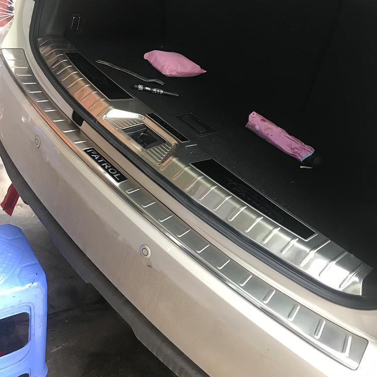 用途改乐外后护板途于乐后锈护板ZIP后备箱踏板途乐不钢装件