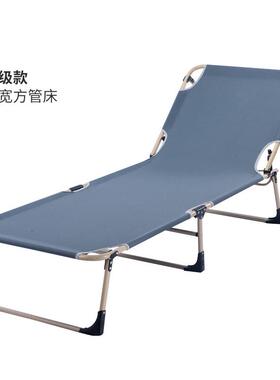 厂直可护折叠椅三家折床便携式加供宽帆布床单JVW人午睡午休床陪
