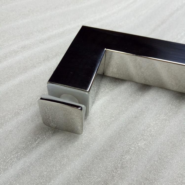 现代间推简约锈钢方管拉BCI手玻璃拉门把手卫生门拉不手镀铬色门