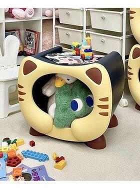 儿童床柜男孩女孩创意可爱卡子卧室房柜床头边玩具80653收纳柜通