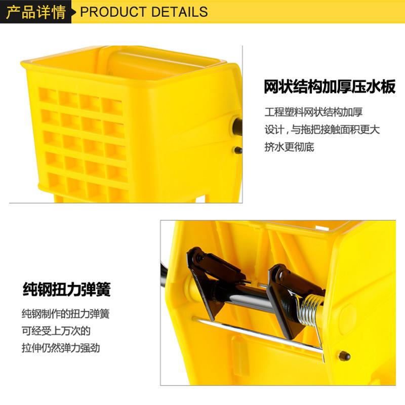 白云榨水车拖把加厚桶用ERQ手压酒式清洁挤压单榨头店免手洗拖商