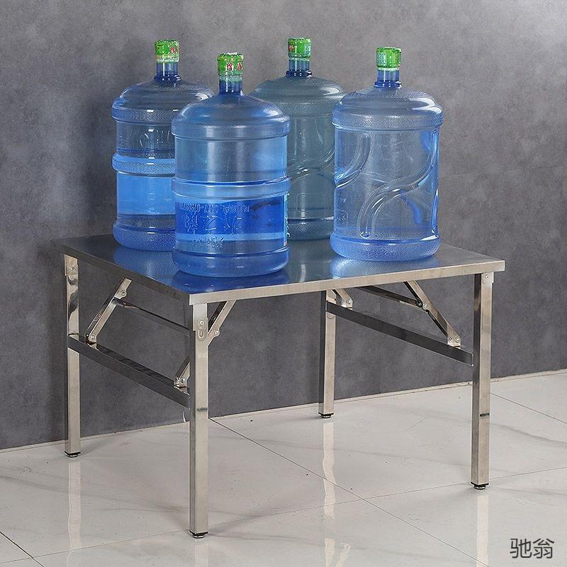 不锈钢夜外折叠桌家用吃饭桌方形户可折叠携烧烤架市大JAaC73ah排