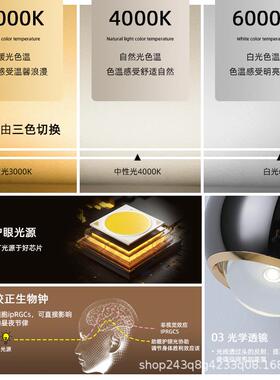 床头吊灯可升降厅卧室68008简关约客智能意轻奢小吊灯带创触摸开