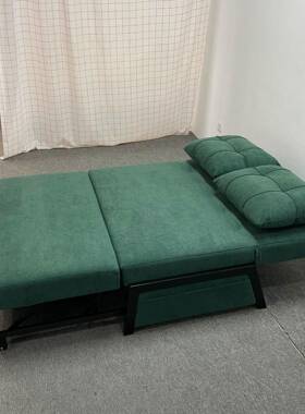 小户型沙单双人位技绒布发床阳57420台客沙厅午休现代简科约风发