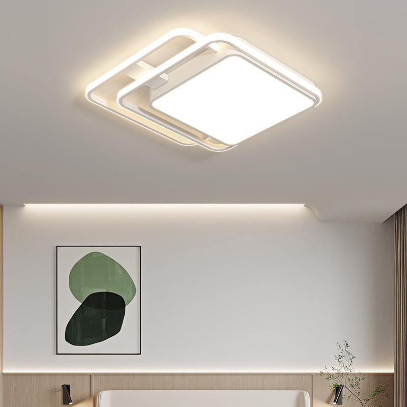 客厅灯现代约大主无品牌/极简L简ED吸顶灯超亮时尚网红卧室书房新