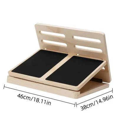 木制拉筋板复训腿练倾斜板小手臂拉伸板康档TRB健身器筋拉板